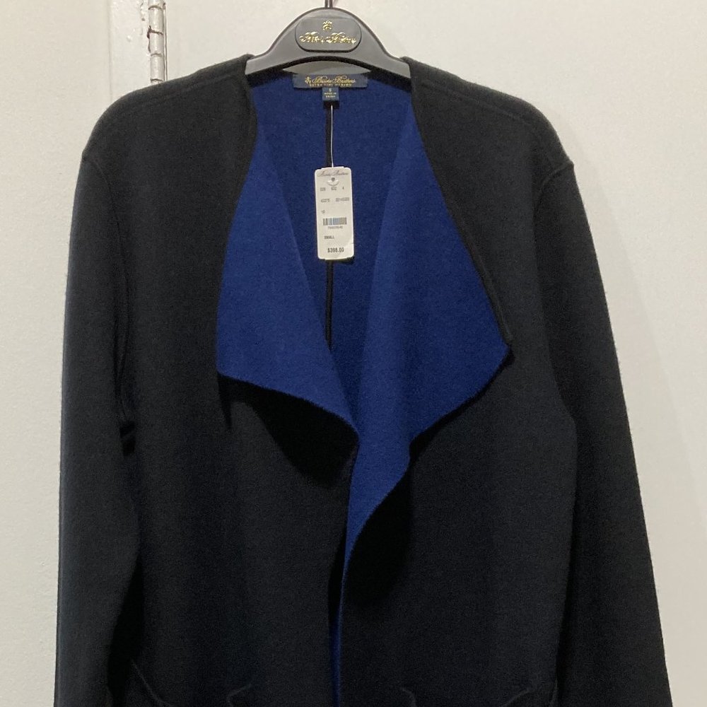 Brooks Brothers Belted Merino Wool Coat